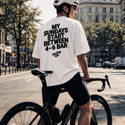 4-6 Bar Cycling Life T-Shirt | Oversize, Classic & Cropped