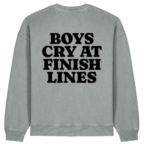 Boys cry at Finish Lines Sweatshirt | Oversize