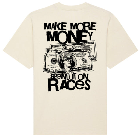 Make More Money Spend It On Races T-Shirt | Oversize, Classic & Cropped