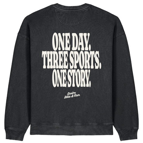 One Day Three Sports One Story Sweatshirt | Oversize