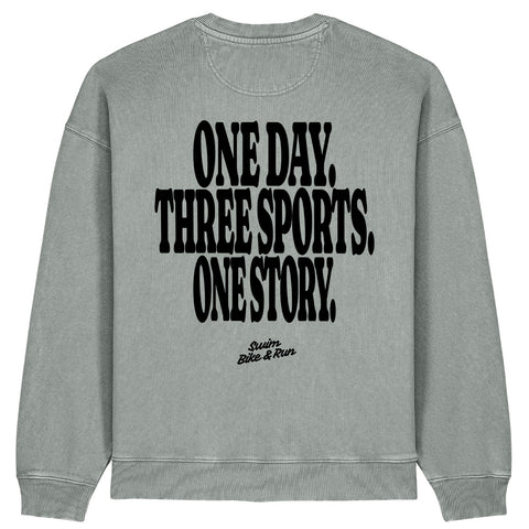 One Day Three Sports One Story Sweatshirt | Oversize