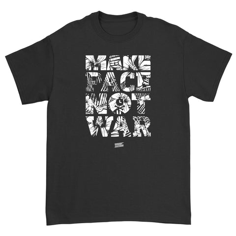 Make Pace Flower T-Shirt Jungs Schwarz