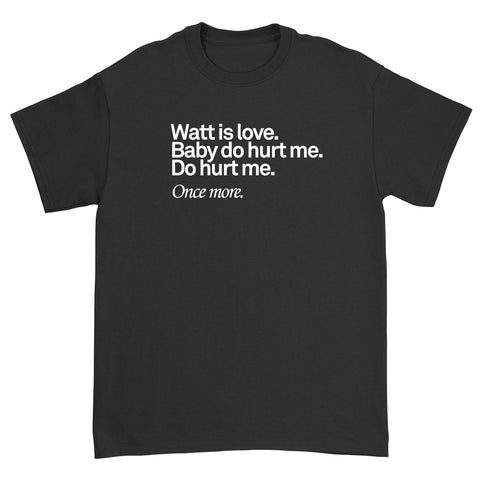 Watt is Love T-Shirt Jungs Schwarz