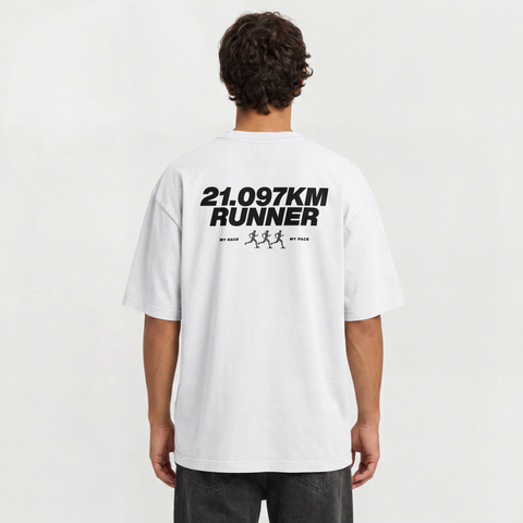 21km Runner T-Shirt Oversize