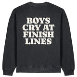 Boys cry at Finish Lines Sweatshirt | Oversize