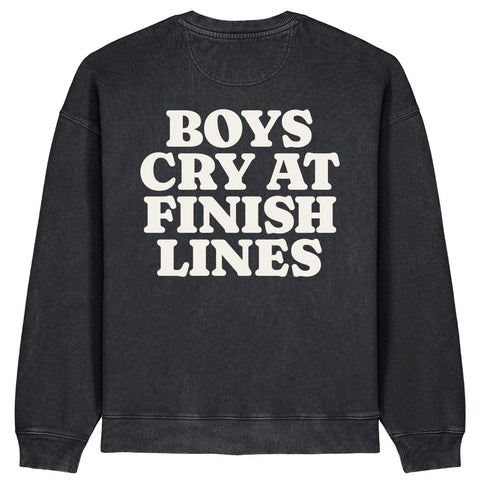 Boys cry at Finish Lines Sweatshirt | Oversize