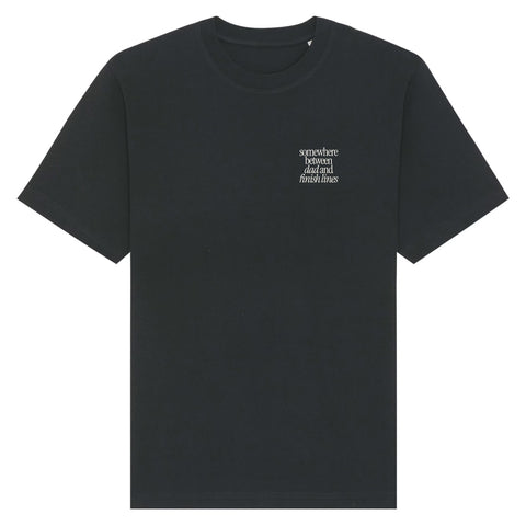 Somewhere Between Dad and Finish Lines T-Shirt Oversize