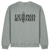 Eat Pasta Run Fasta Sweatshirt | Oversize