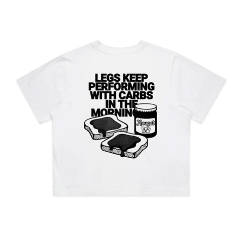 Legs Keep Performing Nougat Edition T-Shirt | Oversize, Classic & Cropped