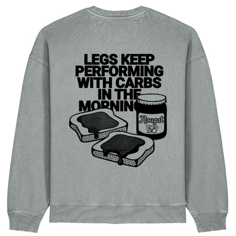 Legs Keep Performing Nougat Edition Sweatshirt | Oversize