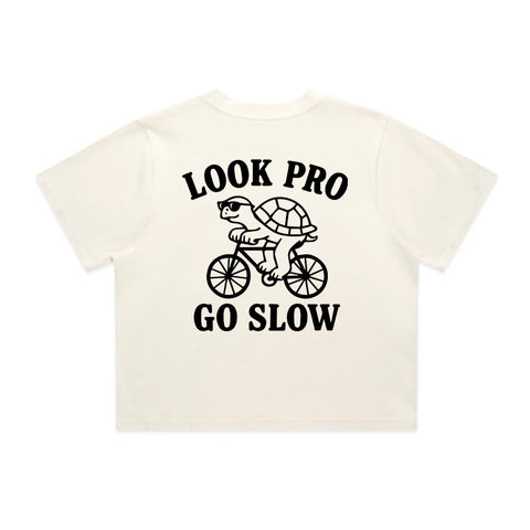 Look Pro Go Slow T-Shirt | Oversize, Classic & Cropped
