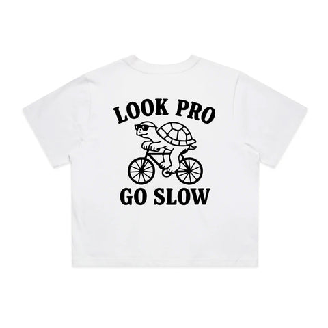 Look Pro Go Slow T-Shirt | Oversize, Classic & Cropped