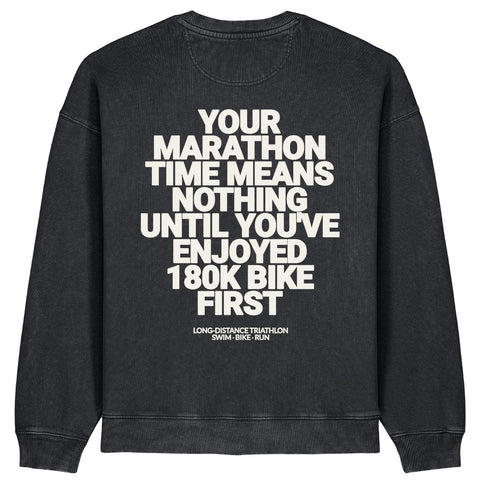 180K Bike First Sweatshirt | Oversize