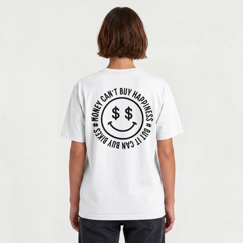 Money can't buy Happiness, but it can buy Bikes T-Shirt Oversize