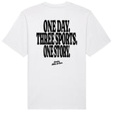 One Day Three Sports One Story T-Shirt | Oversize, Classic & Cropped