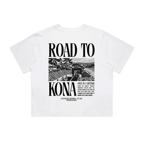 Road To Kona Hawaii T-Shirt | Oversize, Classic & Cropped