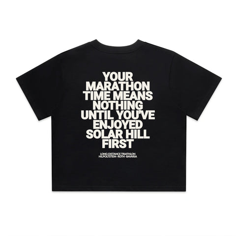 Solar Hill Comes First T-Shirt | Oversize, Classic & Cropped