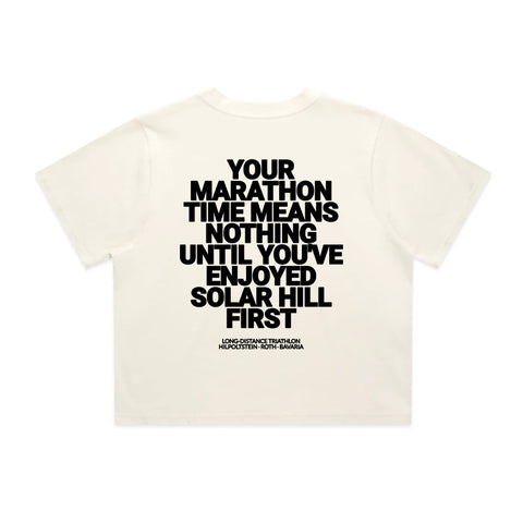 Solar Hill Comes First T-Shirt | Oversize, Classic & Cropped