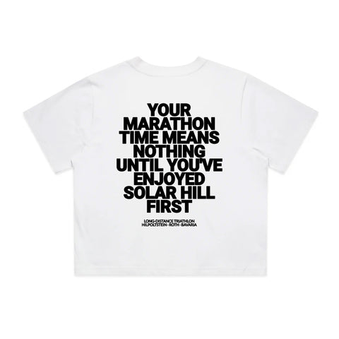 Solar Hill Comes First T-Shirt | Oversize, Classic & Cropped