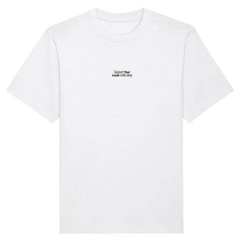Support Your Local Coffee Shop T-Shirt Oversize