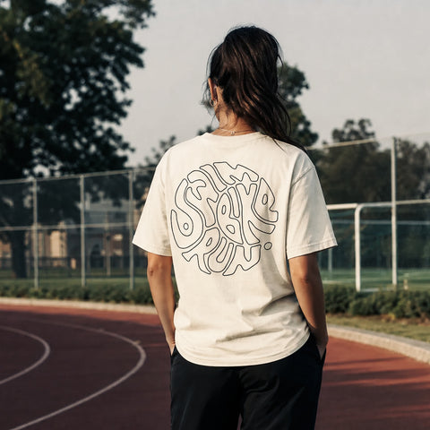 Swim Bike Run Circle T-Shirt Oversize