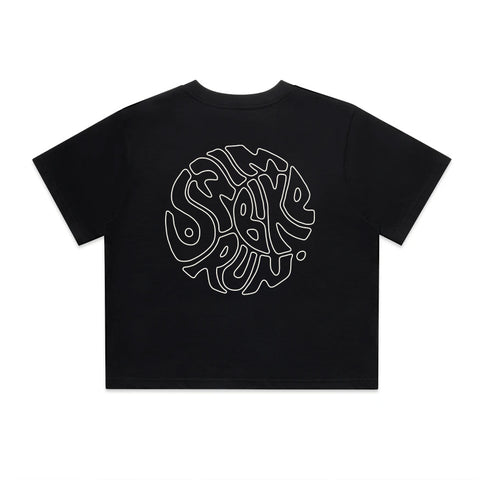 Swim Bike Run Circle T-Shirt | Oversize, Classic & Cropped