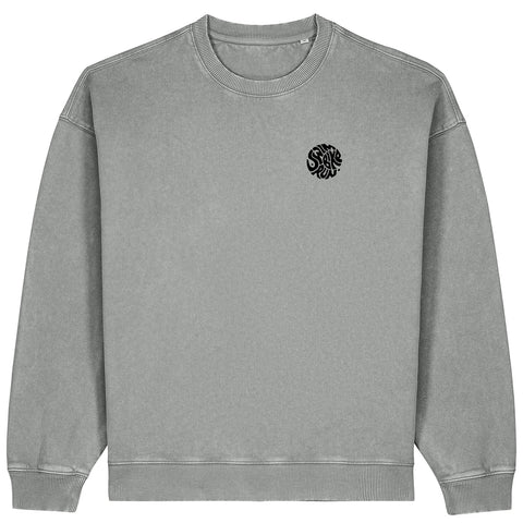 Swim Bike Run Circle Sweatshirt | Oversize