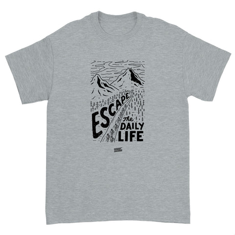 Escape the daily Life T-Shirt Jungs Grau meliert